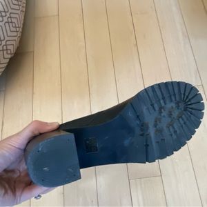 Size 10 black leather KG Kurt booties